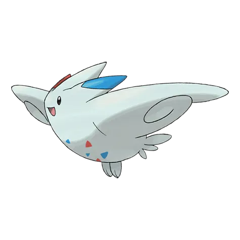 Togekiss - Fairy/Flying type Pokémon #468, official artwork