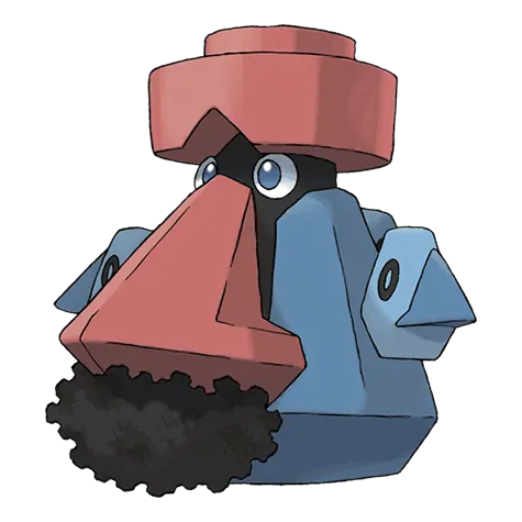 Probopass - Rock/Steel type Pokémon #476, official artwork