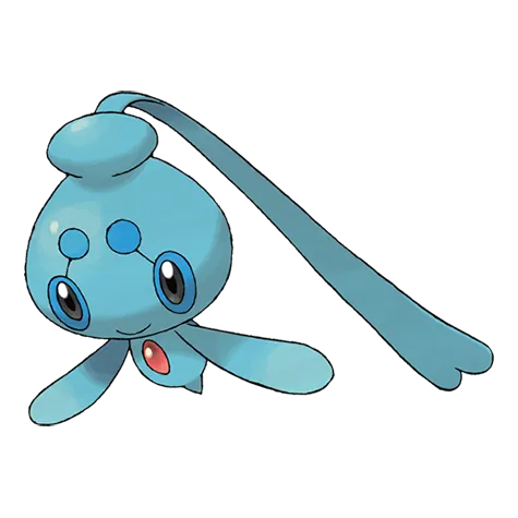 Phione - Water type Pokémon #489, official artwork