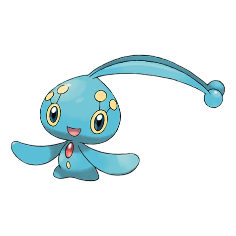 Manaphy - Water type Pokémon #490, official artwork