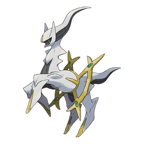 Arceus - Normal type Pokémon #493, official artwork