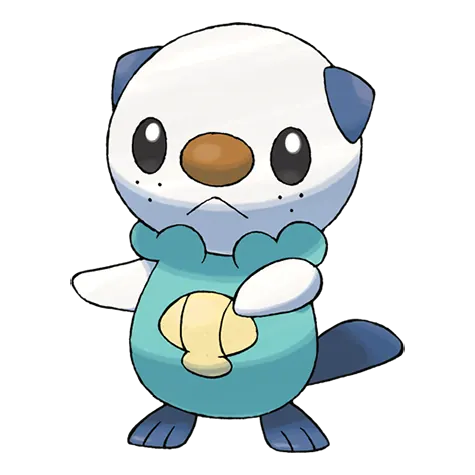 Oshawott - Water type Pokémon #501, official artwork