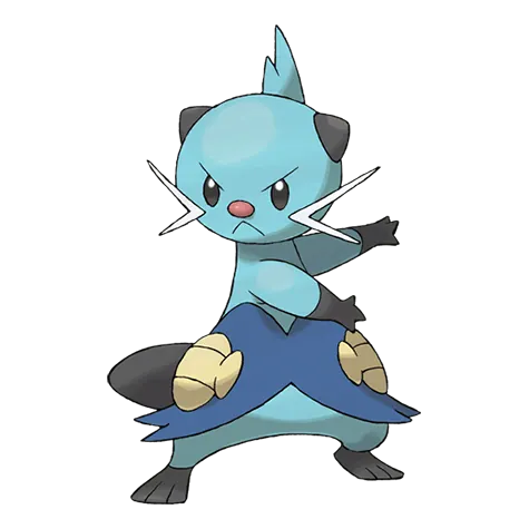 Dewott - Water type Pokémon #502, official artwork