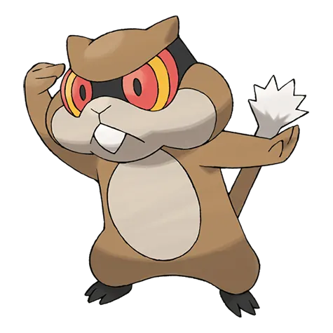 Patrat - Normal type Pokémon #504, official artwork