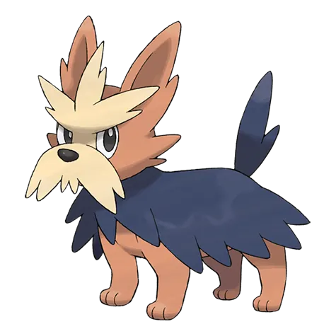 Herdier - Normal type Pokémon #507, official artwork