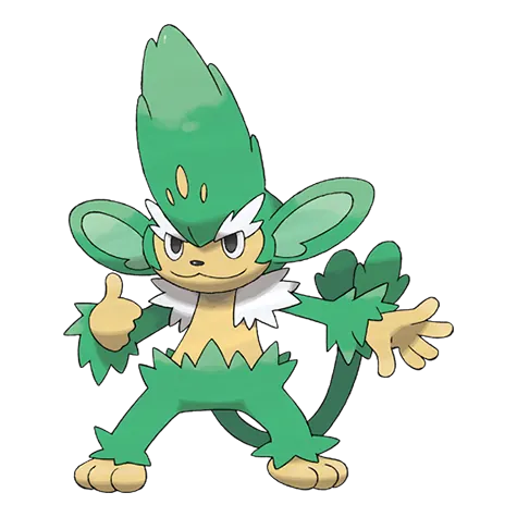Simisage - Grass type Pokémon #512, official artwork