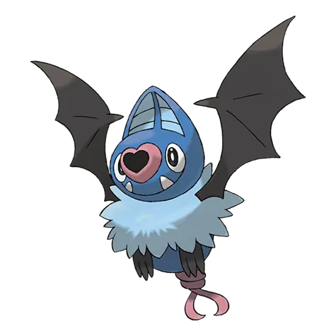 Swoobat - Psychic/Flying type Pokémon #528, official artwork