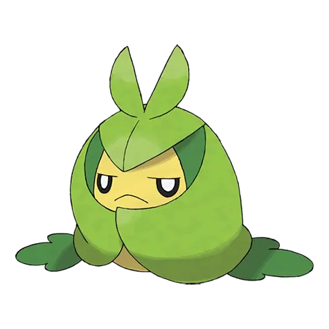 Swadloon - Bug/Grass type Pokémon #541, official artwork