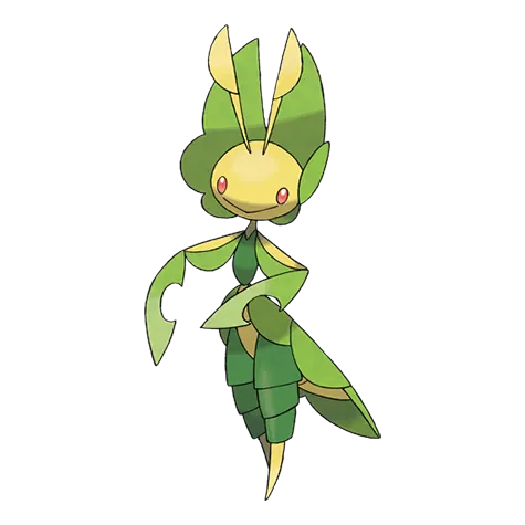 Leavanny - Bug/Grass type Pokémon #542, official artwork