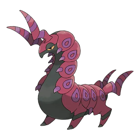Scolipede - Bug/Poison type Pokémon #545, official artwork