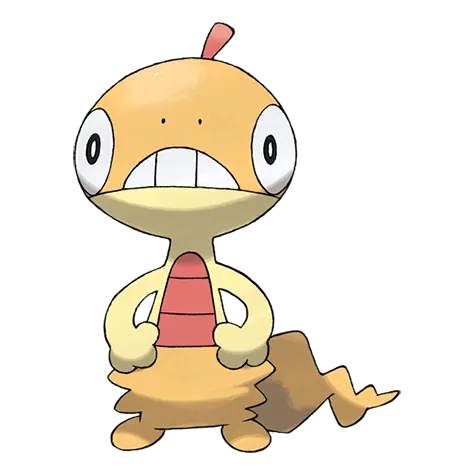 Scraggy - Dark/Fighting type Pokémon #559, official artwork
