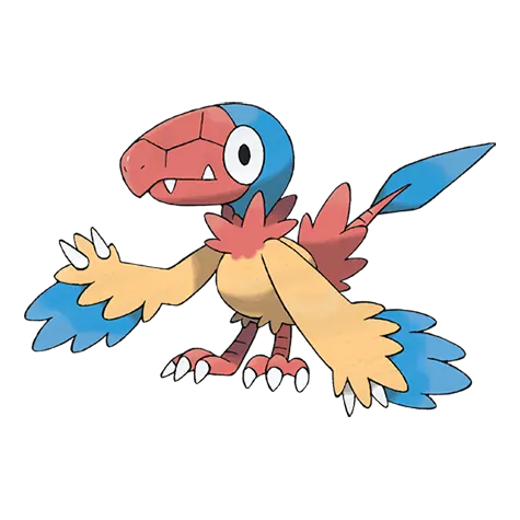 Archen - Rock/Flying type Pokémon #566, official artwork