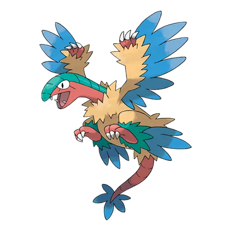 Archeops - Rock/Flying type Pokémon #567, official artwork