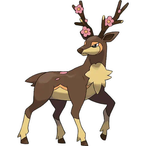 Sawsbuck - Normal / Grass type Pokémon #586