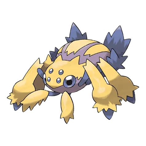 Galvantula - Bug/Electric type Pokémon #596, official artwork