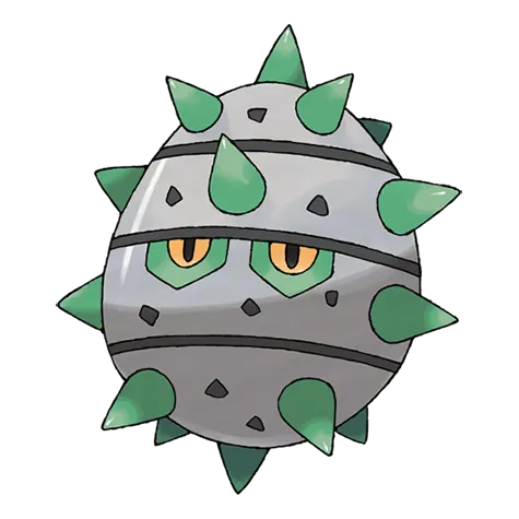 Ferroseed - Grass/Steel type Pokémon #597, official artwork
