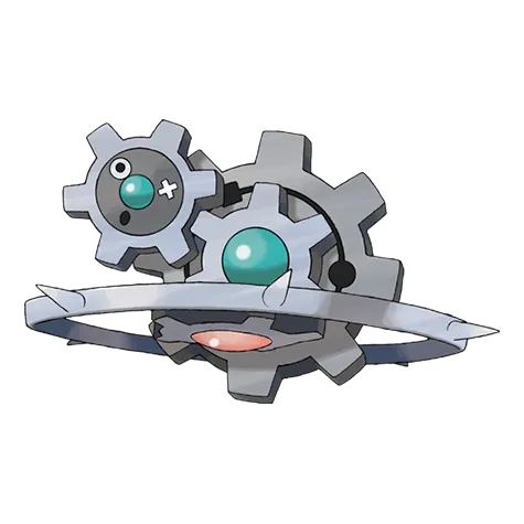 Klinklang - Steel type Pokémon #601, official artwork