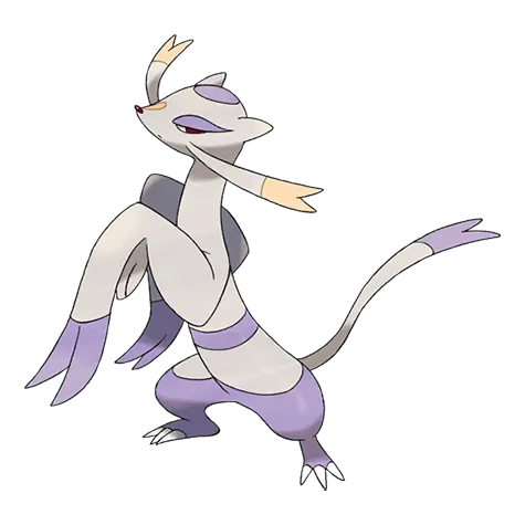 Mienshao - Fighting type Pokémon #620, official artwork