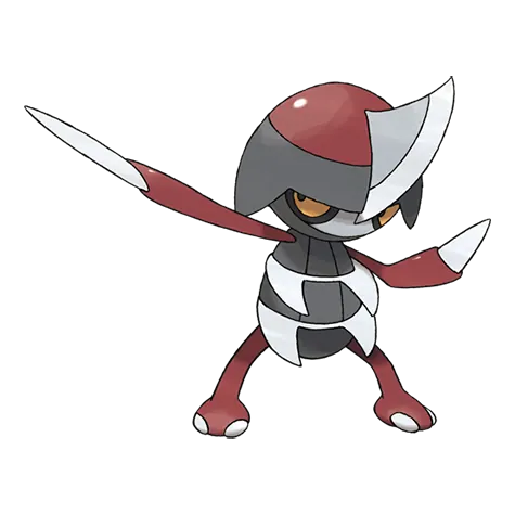 Pawniard - Dark/Steel type Pokémon #624, official artwork