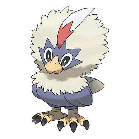 Rufflet - Normal/Flying type Pokémon #627, official artwork