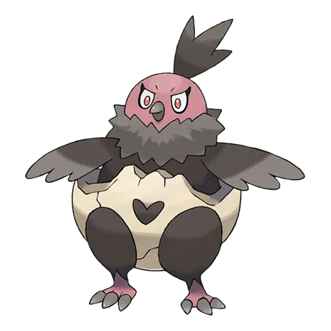 Vullaby - Dark/Flying type Pokémon #629, official artwork