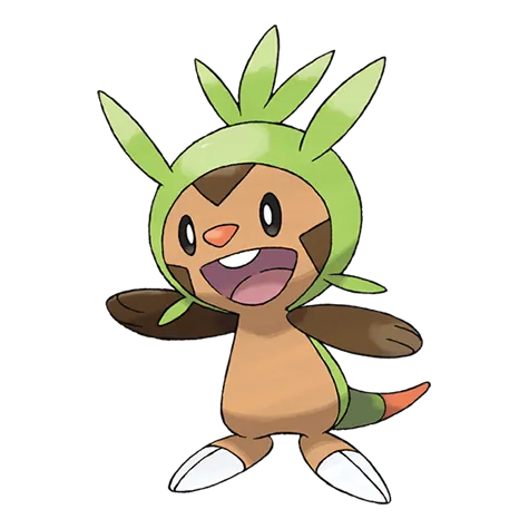 Chespin - Grass type Pokémon #650, official artwork
