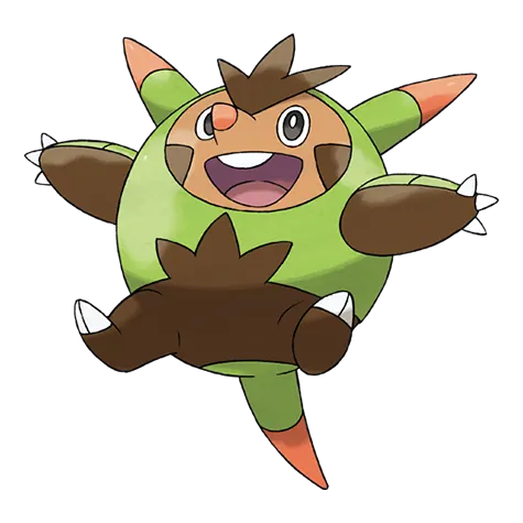 Quilladin - Grass type Pokémon #651, official artwork