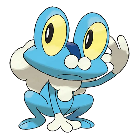 Froakie - Water type Pokémon #656, official artwork
