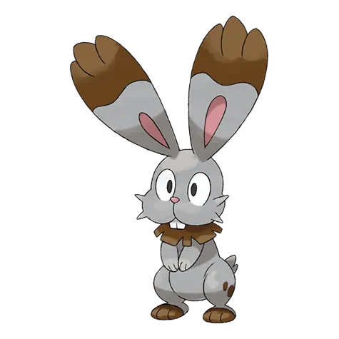 Bunnelby - Normal type Pokémon #659, official artwork