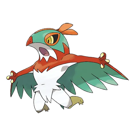 Hawlucha - Fighting/Flying type Pokémon #701, official artwork