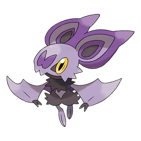 Noibat - Flying/Dragon type Pokémon #714, official artwork