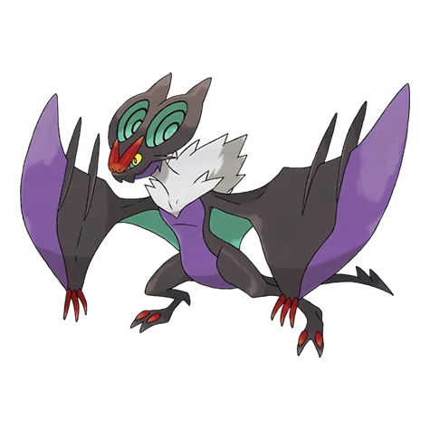 Noivern - Flying/Dragon type Pokémon #715, official artwork