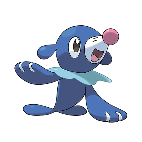 Popplio - Water type Pokémon #728, official artwork