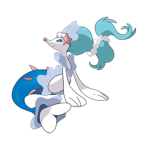 Primarina - Water/Fairy type Pokémon #730, official artwork