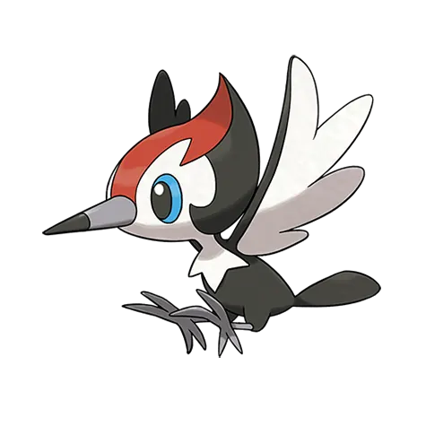 Pikipek - Normal/Flying type Pokémon #731, official artwork