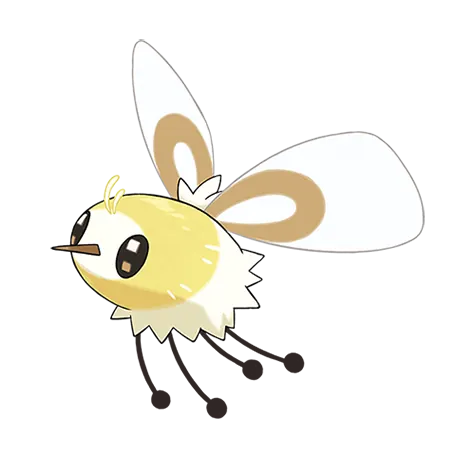 Cutiefly - Bug/Fairy type Pokémon #742, official artwork
