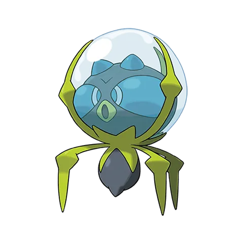 Dewpider - Water/Bug type Pokémon #751, official artwork