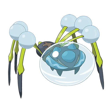 Araquanid - Water/Bug type Pokémon #752, official artwork