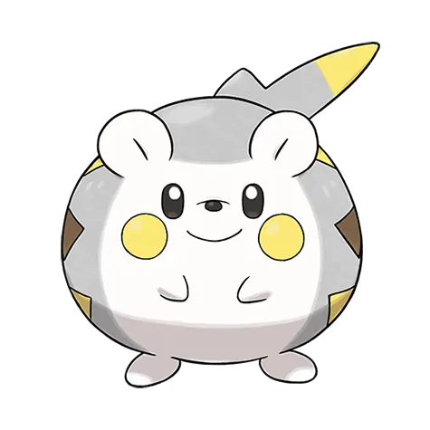 Togedemaru - Electric/Steel type Pokémon #777, official artwork