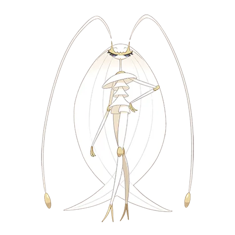 Pheromosa - Bug/Fighting type Pokémon #795, official artwork