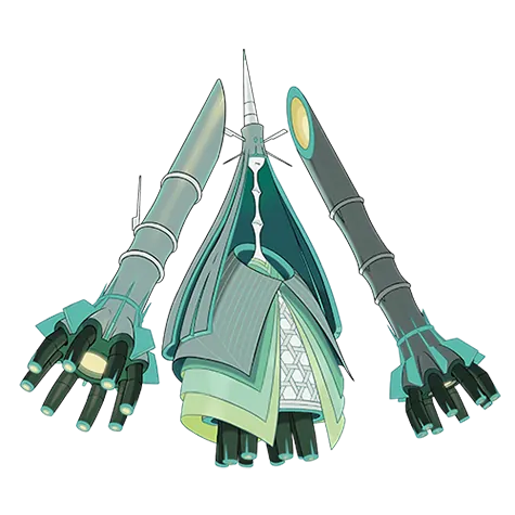 Celesteela - Steel/Flying type Pokémon #797, official artwork