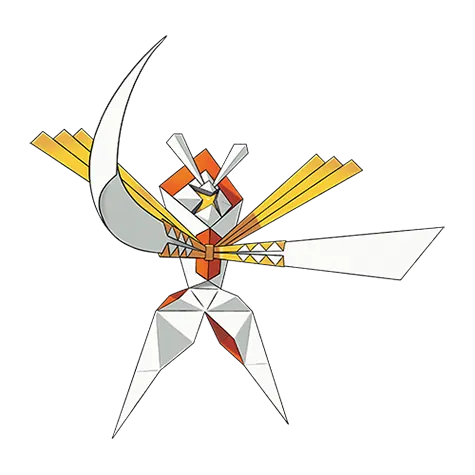 Kartana - Grass/Steel type Pokémon #798, official artwork