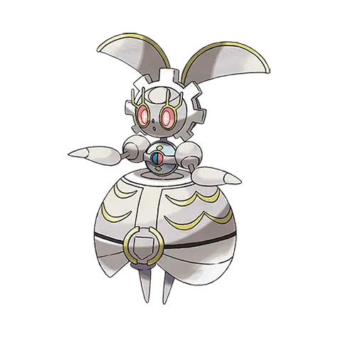 Magearna - Steel/Fairy type Pokémon #801, official artwork