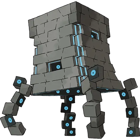 Stakataka - Rock/Steel type Pokémon #805, official artwork