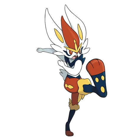 Cinderace - Fire type Pokémon #815, official artwork