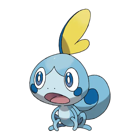 Sobble - Water type Pokémon #816, official artwork