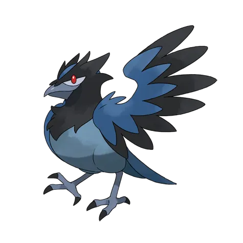 Corvisquire - Flying type Pokémon #822, official artwork