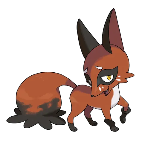 Nickit - Dark type Pokémon #827, official artwork