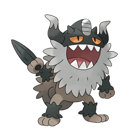 Perrserker - Steel type Pokémon #863, official artwork