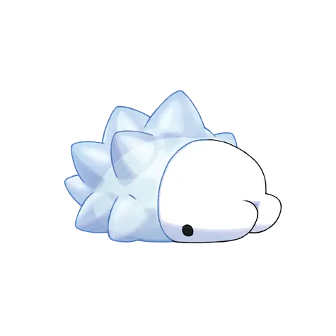 Snom - Ice/Bug type Pokémon #872, official artwork